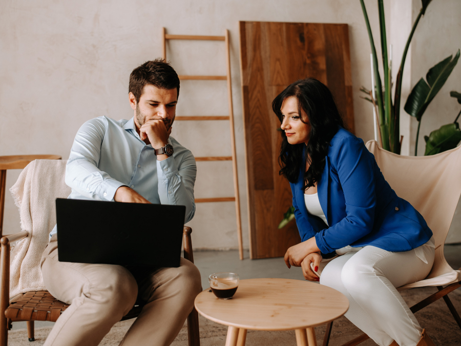 The manager is listening, asking good questions, and helping other managers find their own way.